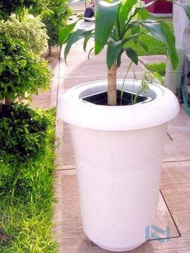 Maceta Decorativa de Fibra de Vidrio