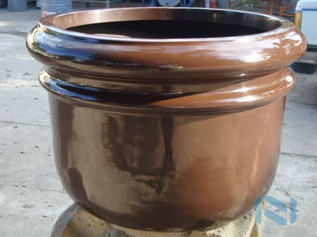 Maceta Decorativa de Fibra de Vidrio