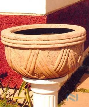 Maceta Decorativa de Fibra de Vidrio