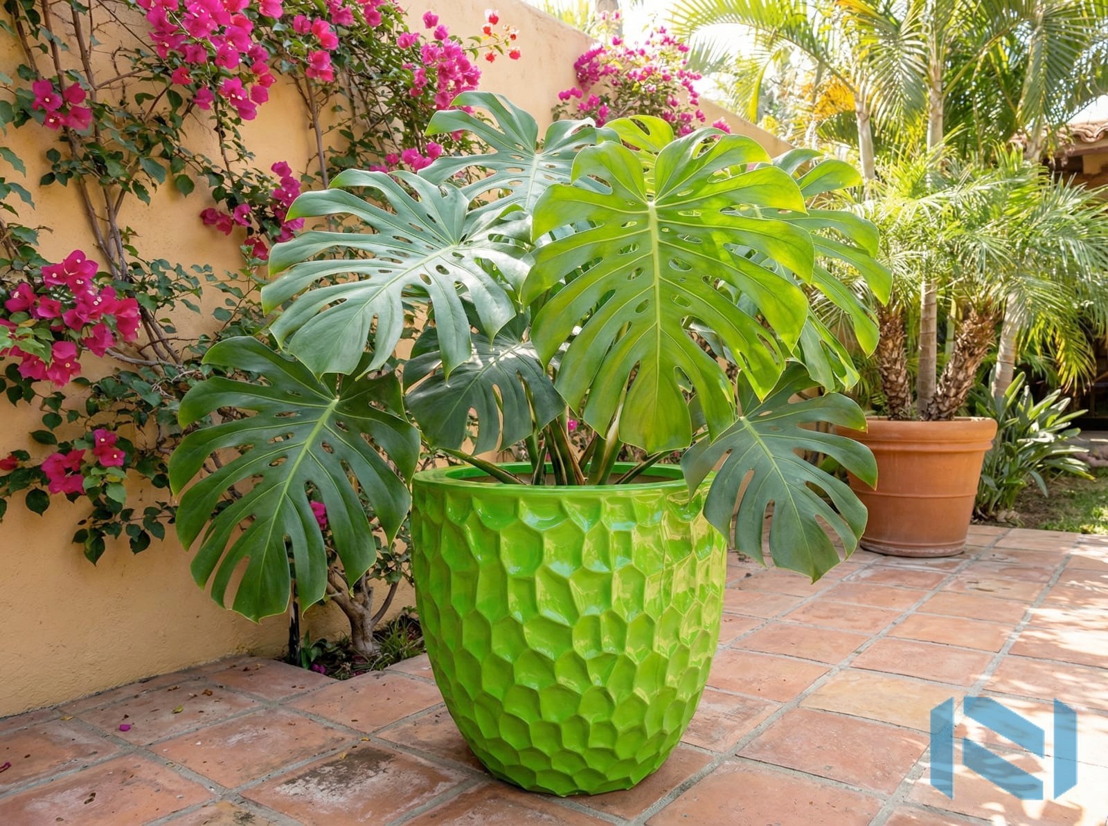 Macetero Decorativo de Fibra de Vidrio