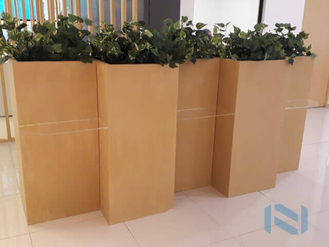 Maceta Decorativa en Fibra de Vidrio