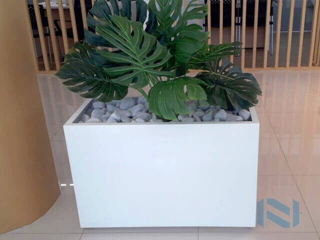 Maceta Decorativa en Fibra de Vidrio