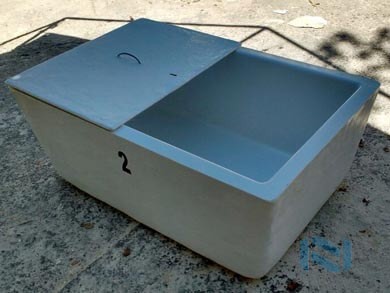 Hielera Fabricada en Fibra de Vidrio