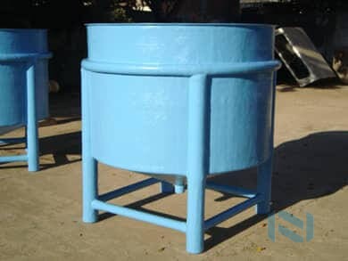 Tanque Conico de Fibra de Vidrio